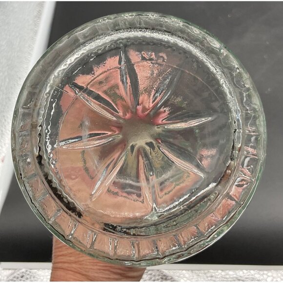 Mogen David Collectors Glass Wine Decanter With Stopper Kosher 12"H USA 1960s - Picture 8 of 9